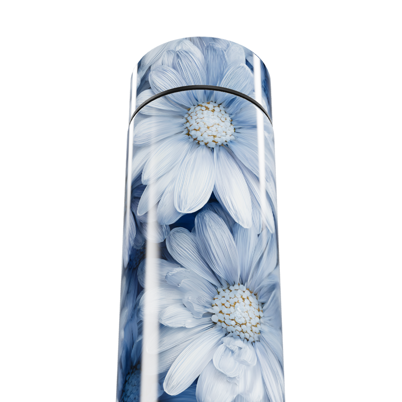 Garrafa Térmica Touch - Floral Azul