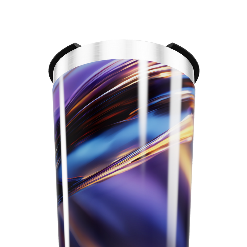 Copo Térmico - Abstrato Colorido Aço Inox