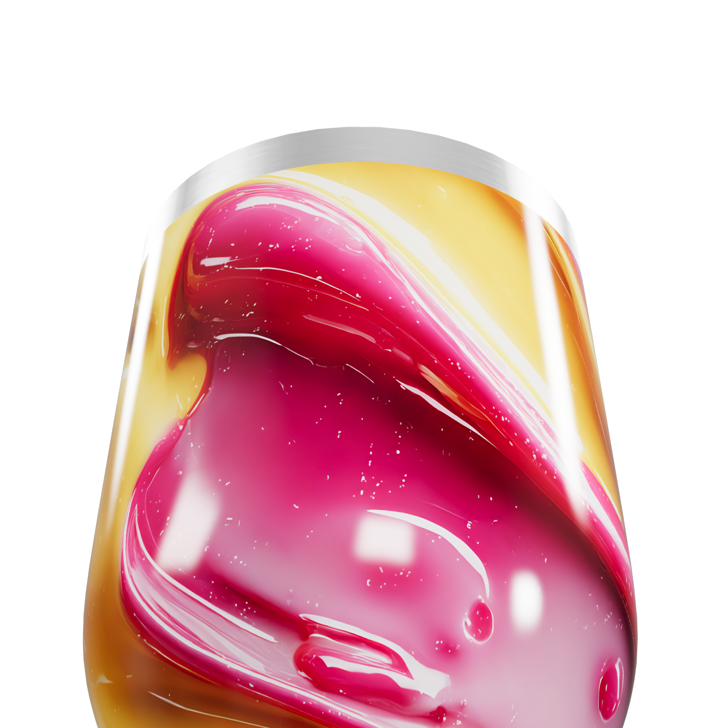 Copo Térmico Slim - Colorido Abstrato Inox