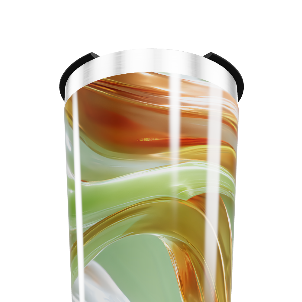 Copo Térmico - Design Abstrato Colorido