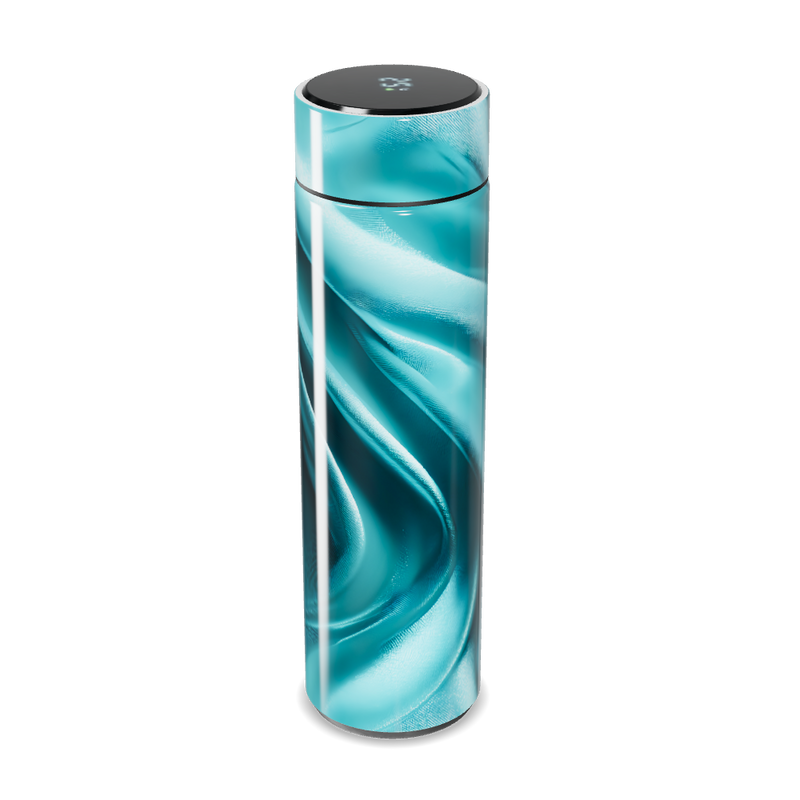 Garrafa Térmica Touch Azul - Design Ondulado