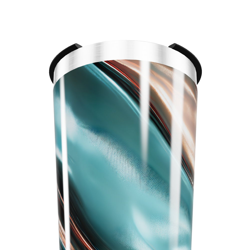 Copo Térmico - Azul Metálico Marmorizado