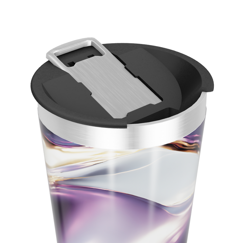 Copo Térmico - Roxo Metálico Abstrato