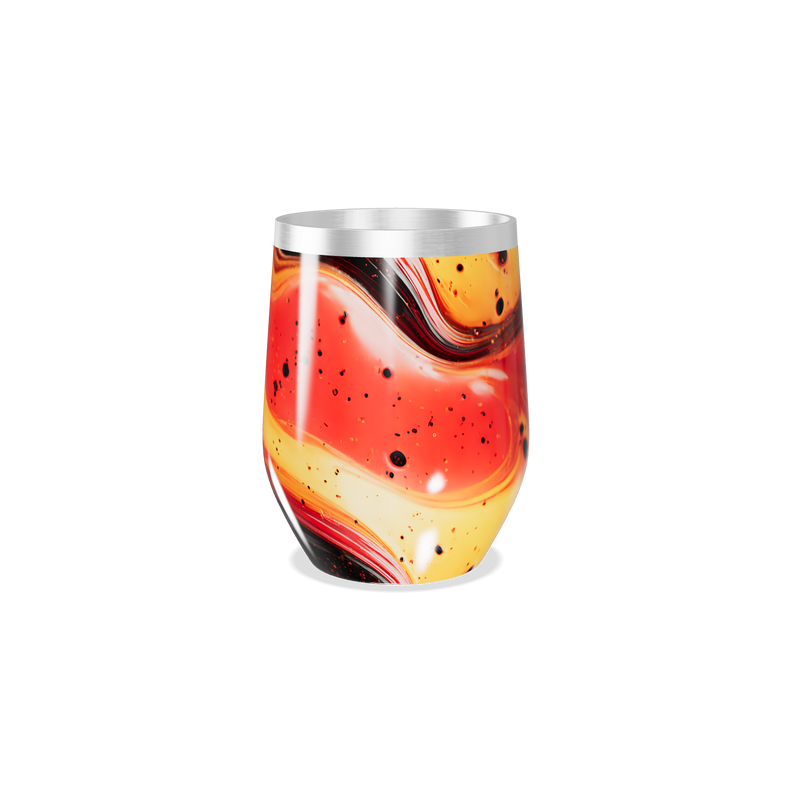 Copo Térmico Slim - Estampa Abstrata Multicolorida