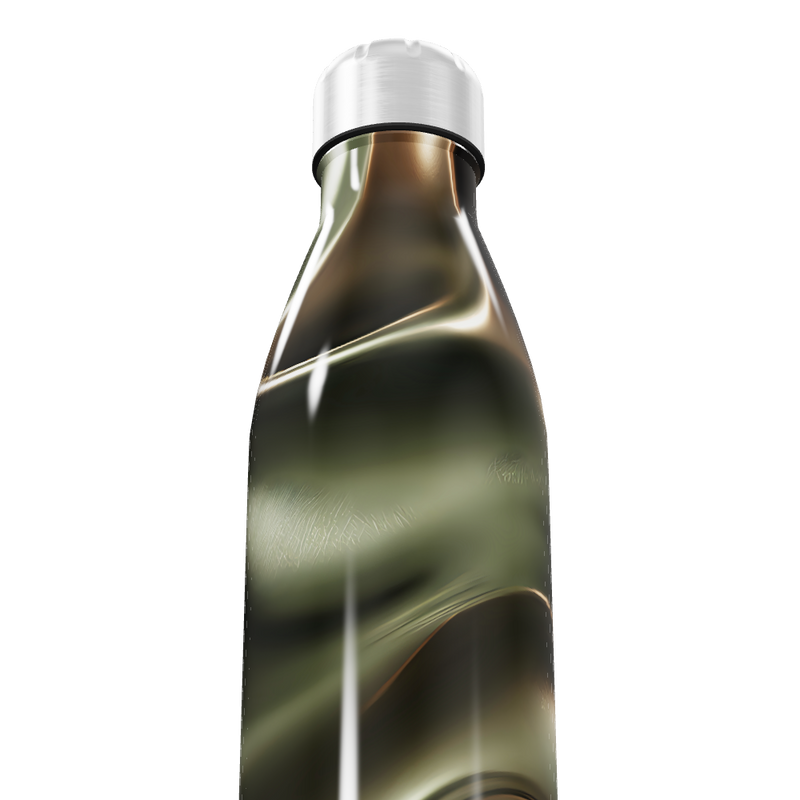 Garrafa Inox - Estampa Metalizada