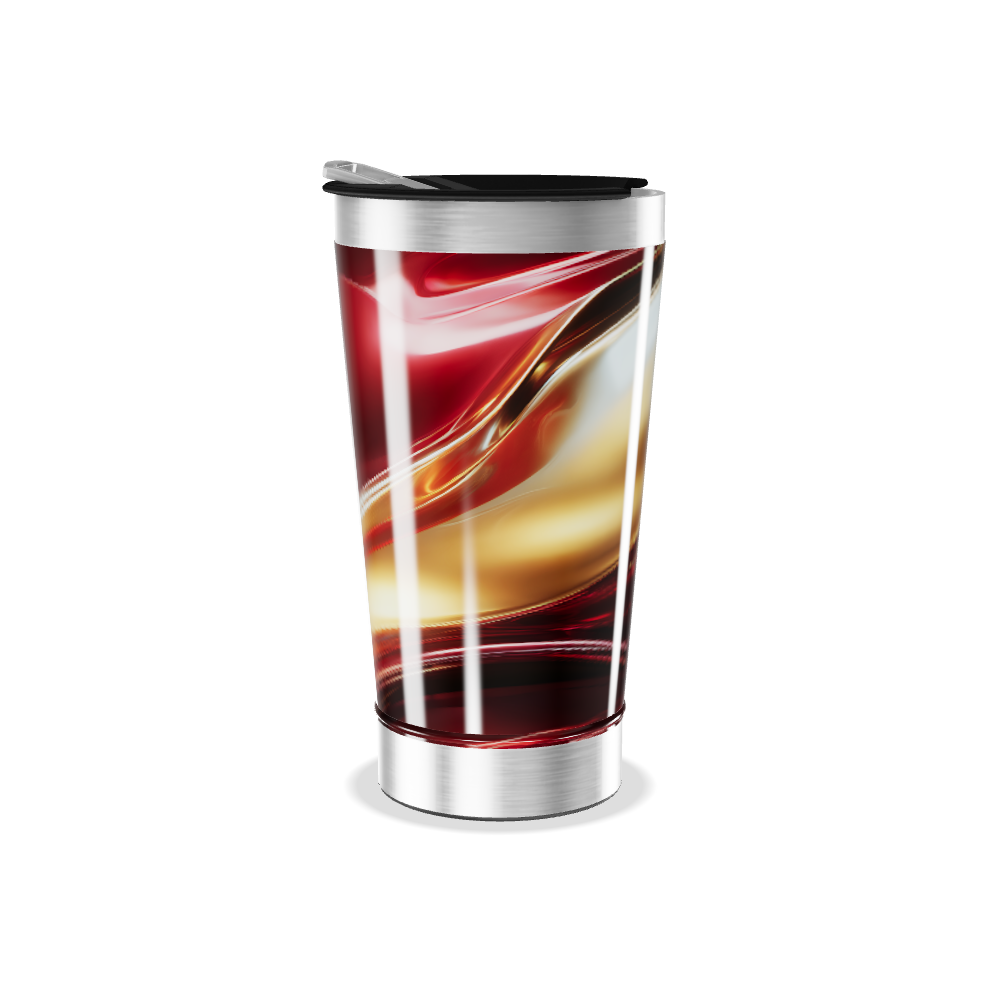 Copo Térmico - Estampa Abstrata Colorida