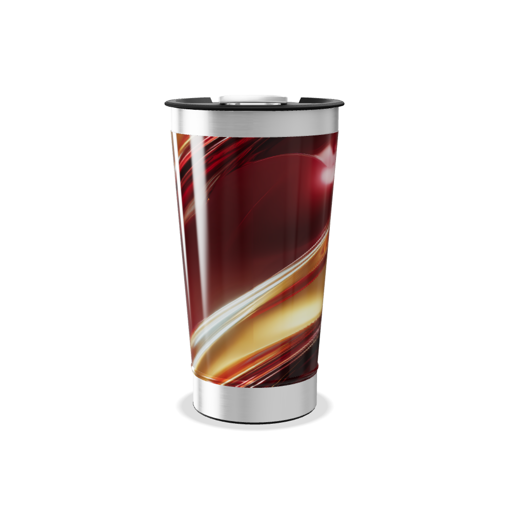 Copo Térmico - Estampa Abstrata Colorida