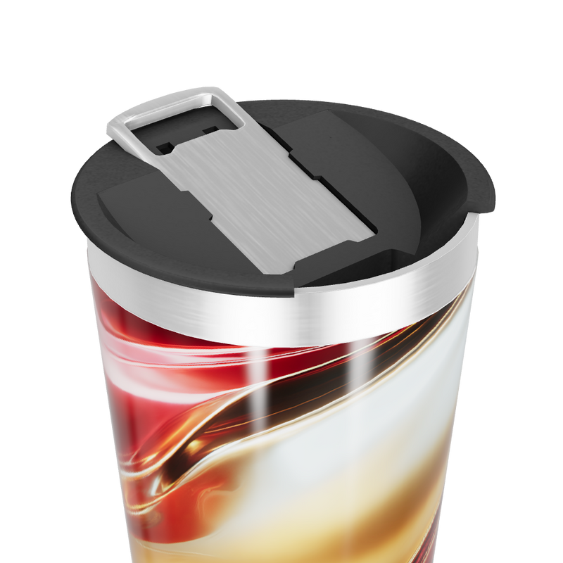 Copo Térmico - Estampa Abstrata Colorida