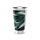 Copo Térmico - Verde Metálico Abstrato