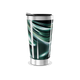 Copo Térmico - Verde Metálico Abstrato