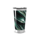 Copo Térmico - Verde Metálico Abstrato