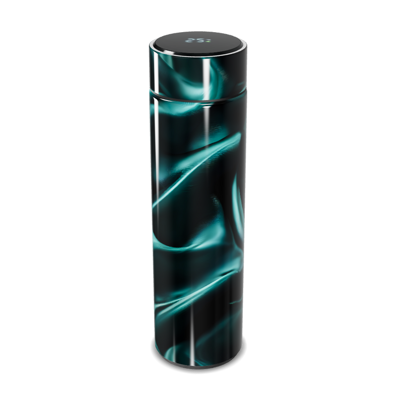 Garrafa Térmica Touch - Preto Azul Estampa