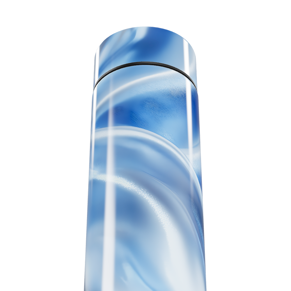 Garrafa Térmica Touch - Azul Mármore Digital