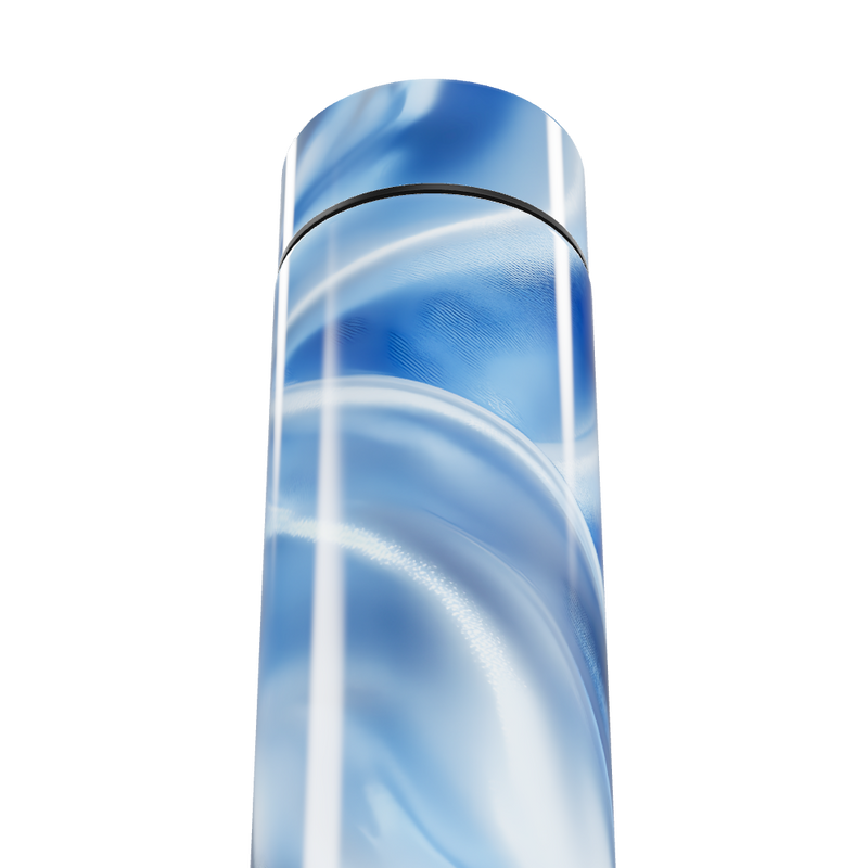 Garrafa Térmica Touch - Azul Mármore Digital