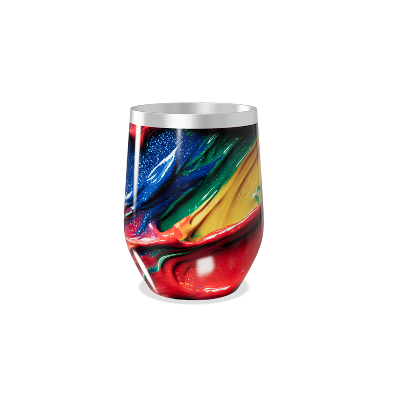 Copo Térmico Slim - Multicolorido Inox