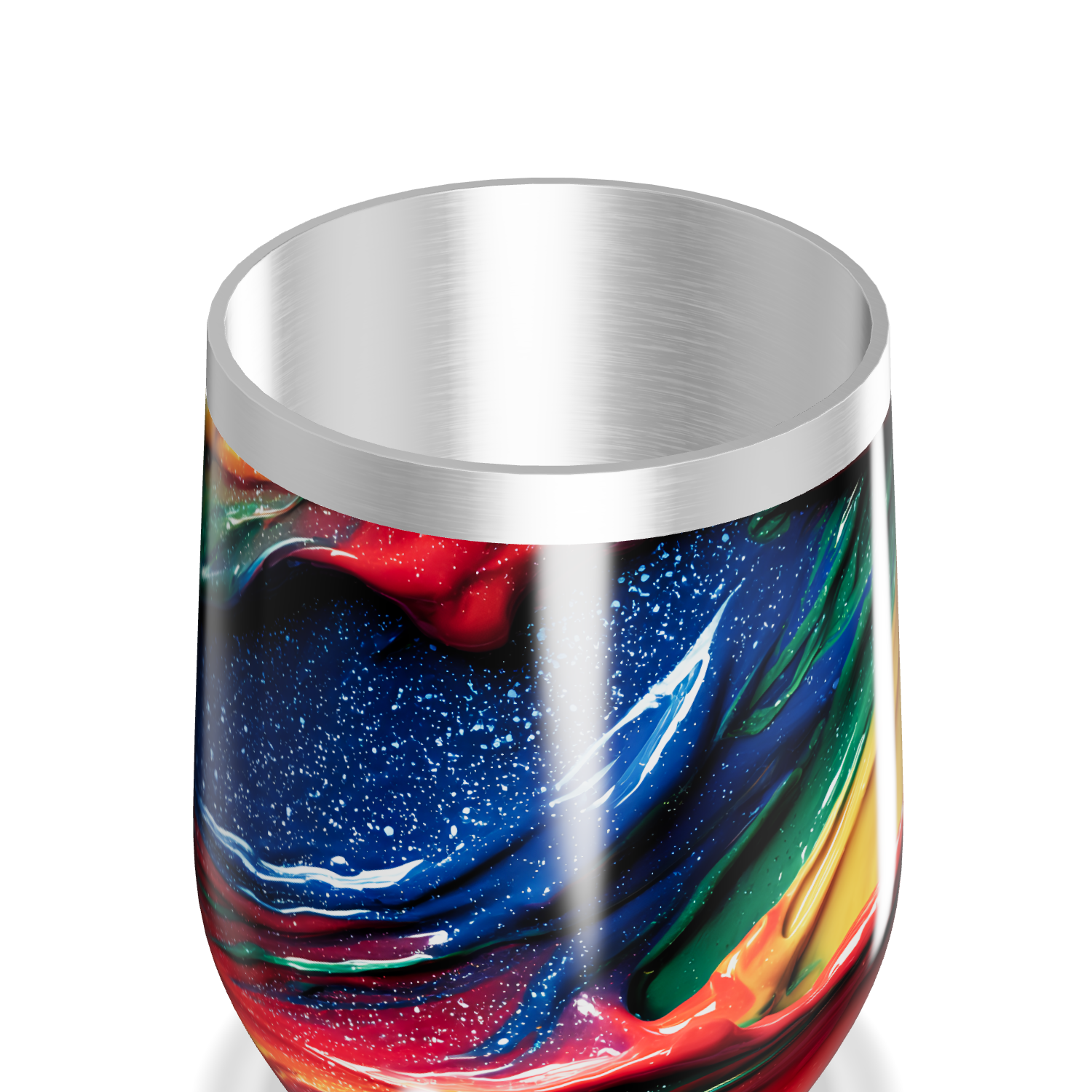 Copo Térmico Slim - Multicolorido Inox