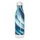 Garrafa Inox Azul - Design Ondulado