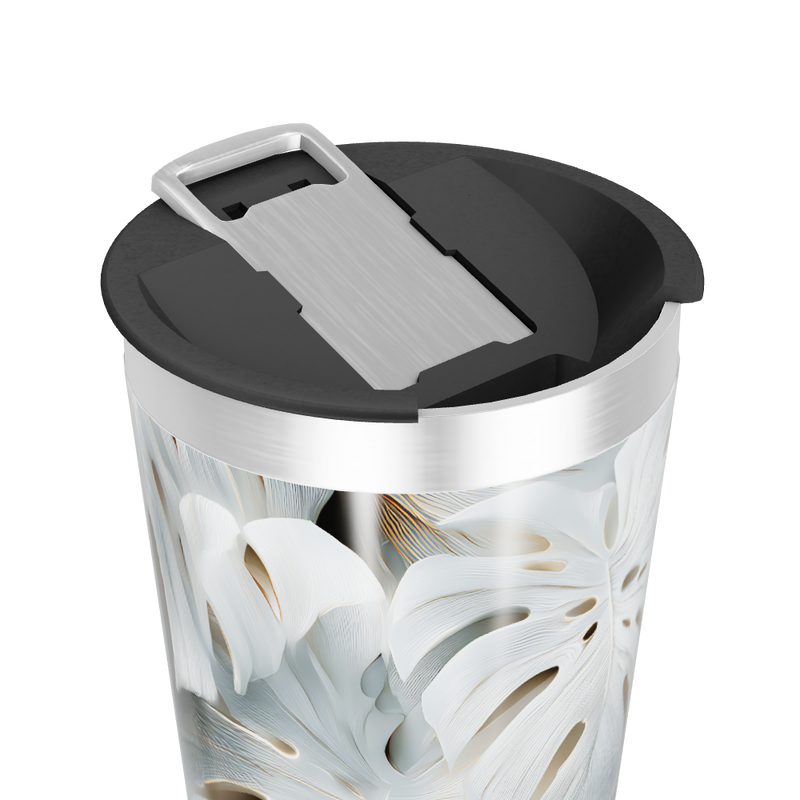 Copo Térmico - Folhagem Tropical Aço Inox