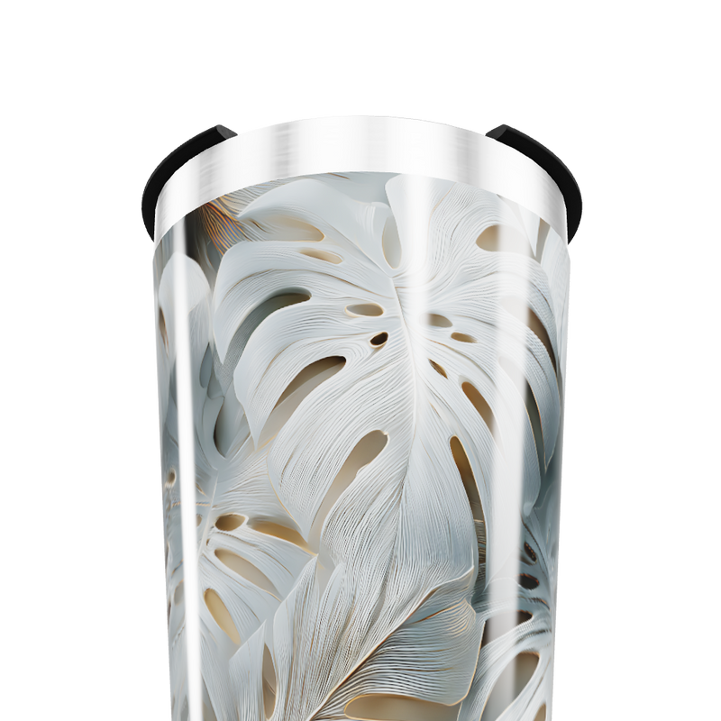Copo Térmico - Folhagem Tropical Aço Inox