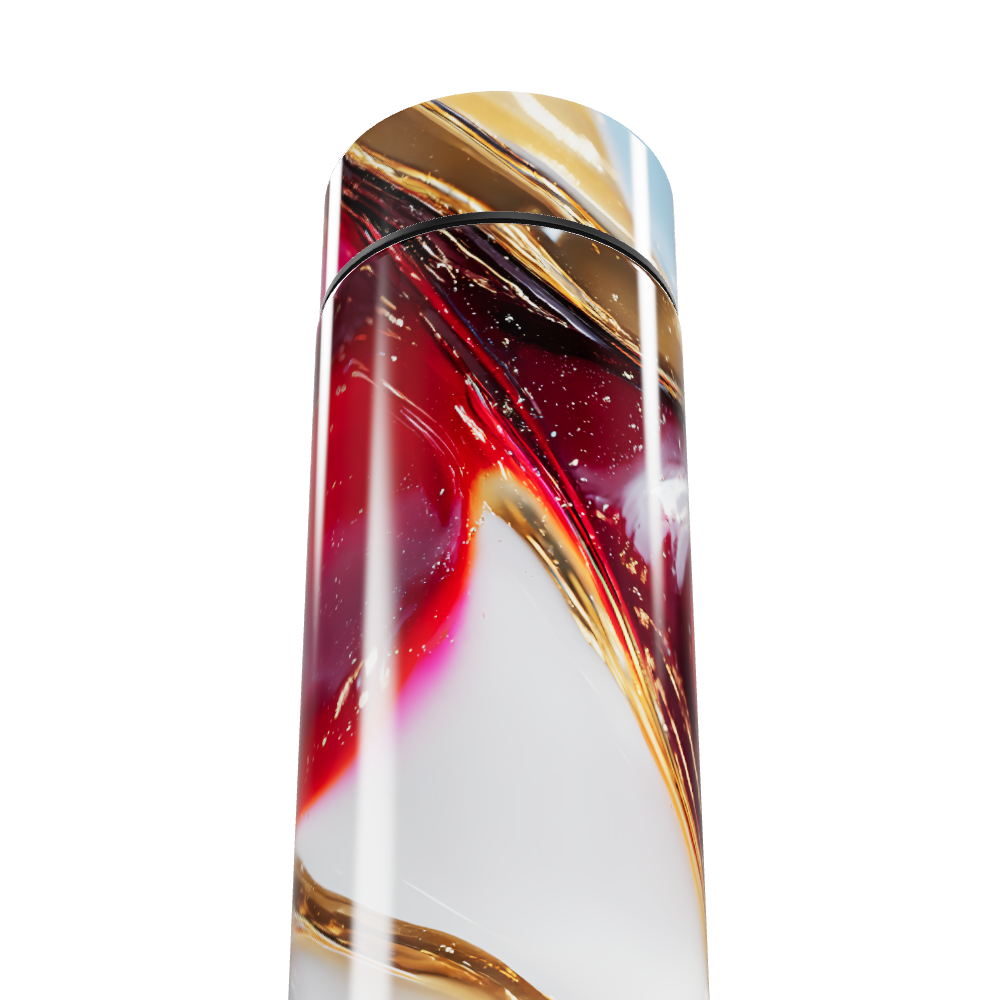 Garrafa Térmica Touch - Estampa Abstrata Colorida