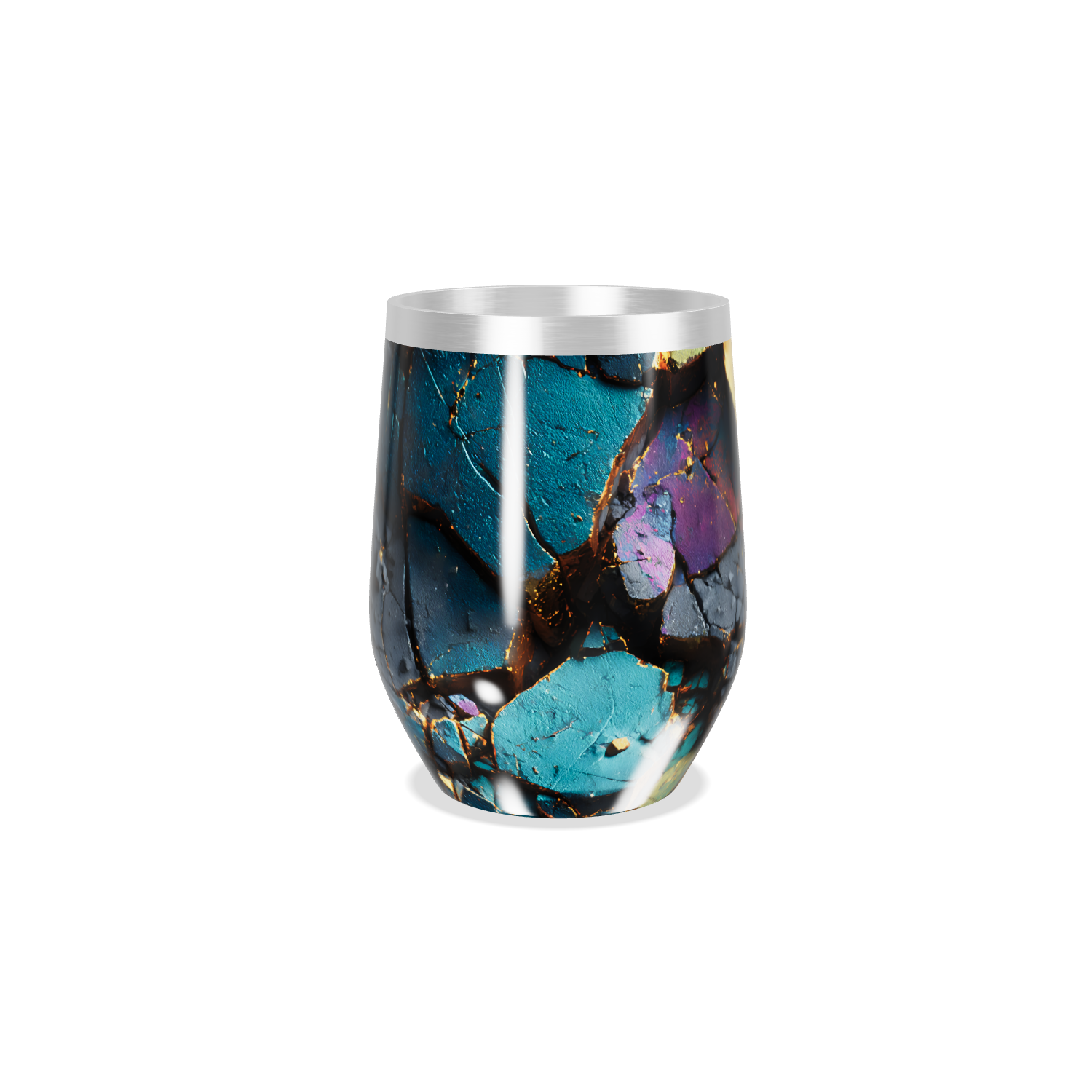 Copo Térmico Slim - Marmorizado Colorido