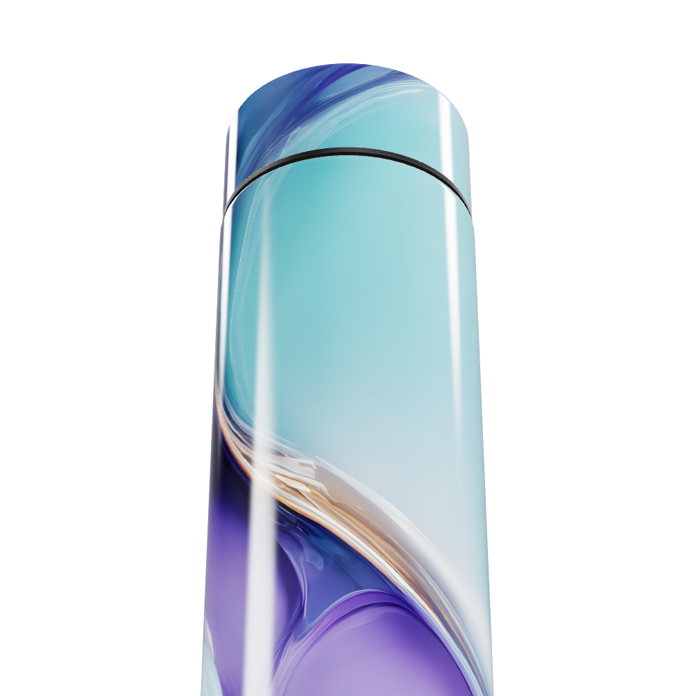 Garrafa Térmica Touch - Design Azul e Roxo