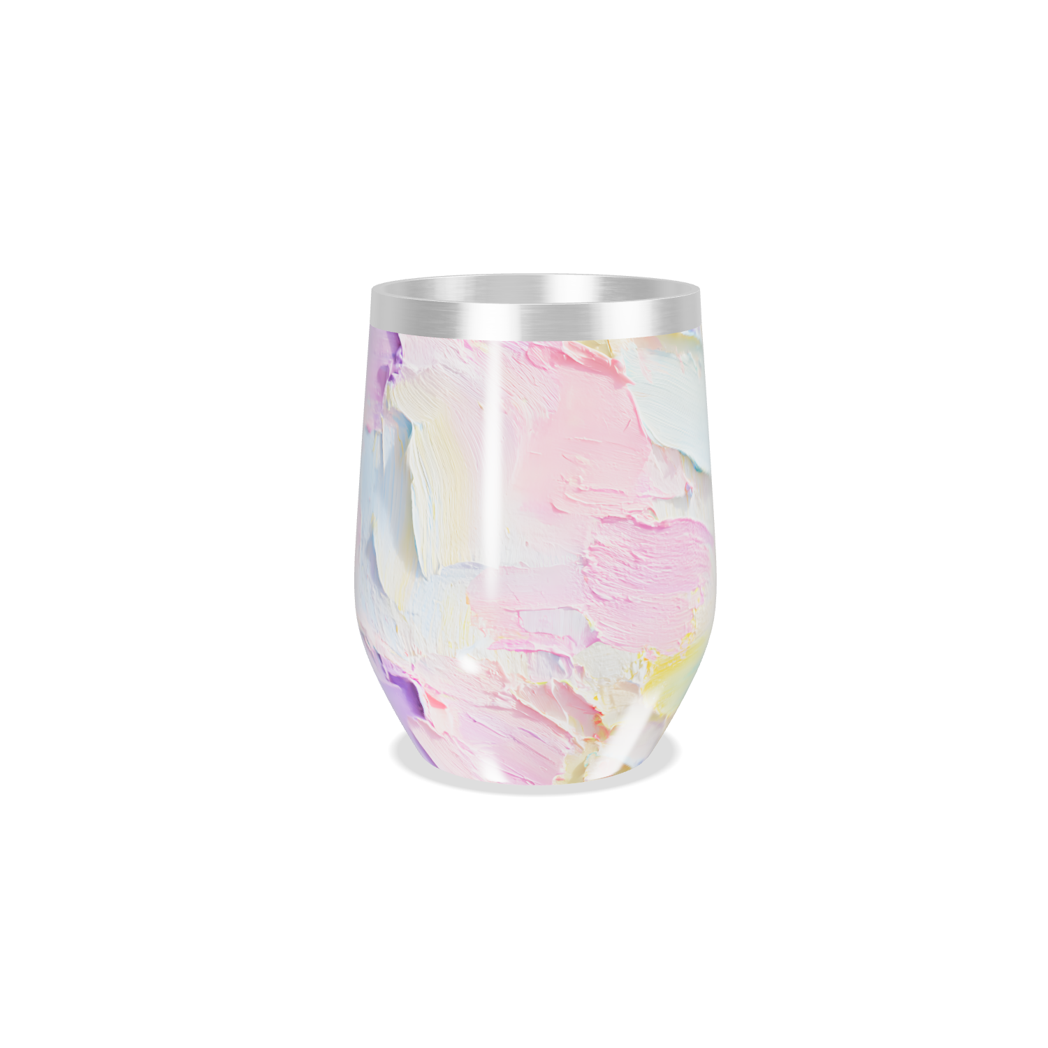 Copo Térmico Slim - Estampa Abstrata Pastel