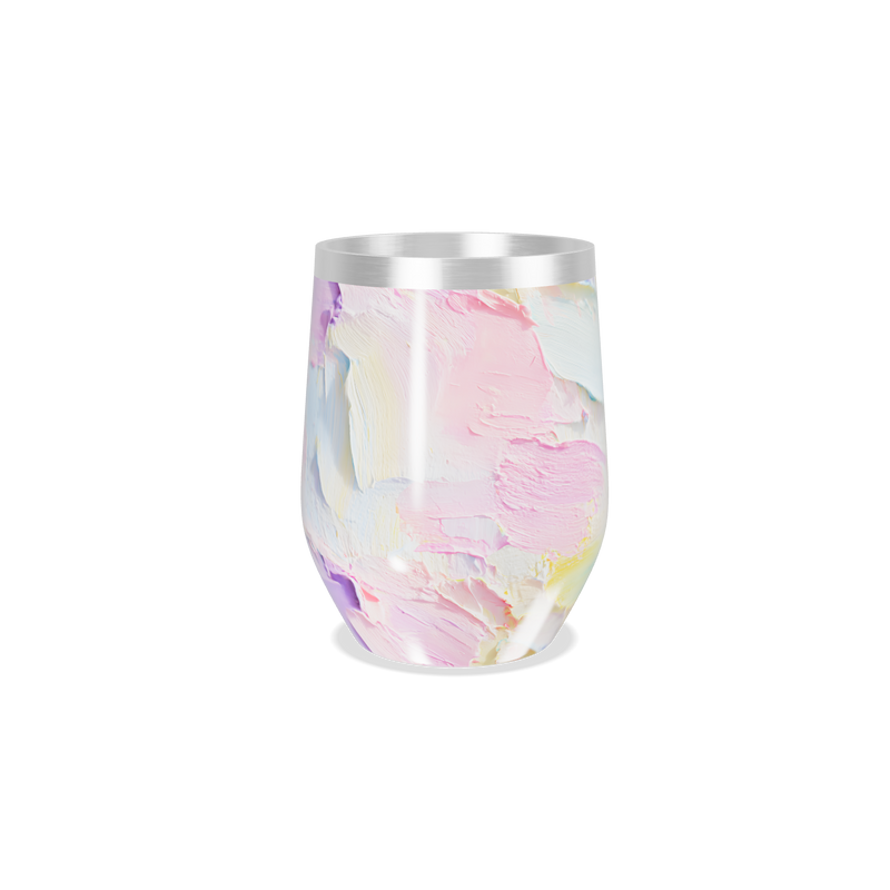 Copo Térmico Slim - Estampa Abstrata Pastel
