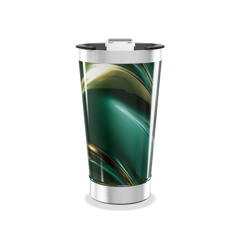 Copo Térmico - Verde Metálico Inox