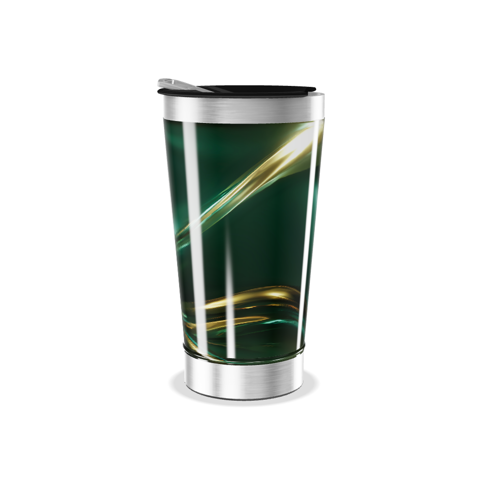 Copo Térmico - Verde Metálico Inox