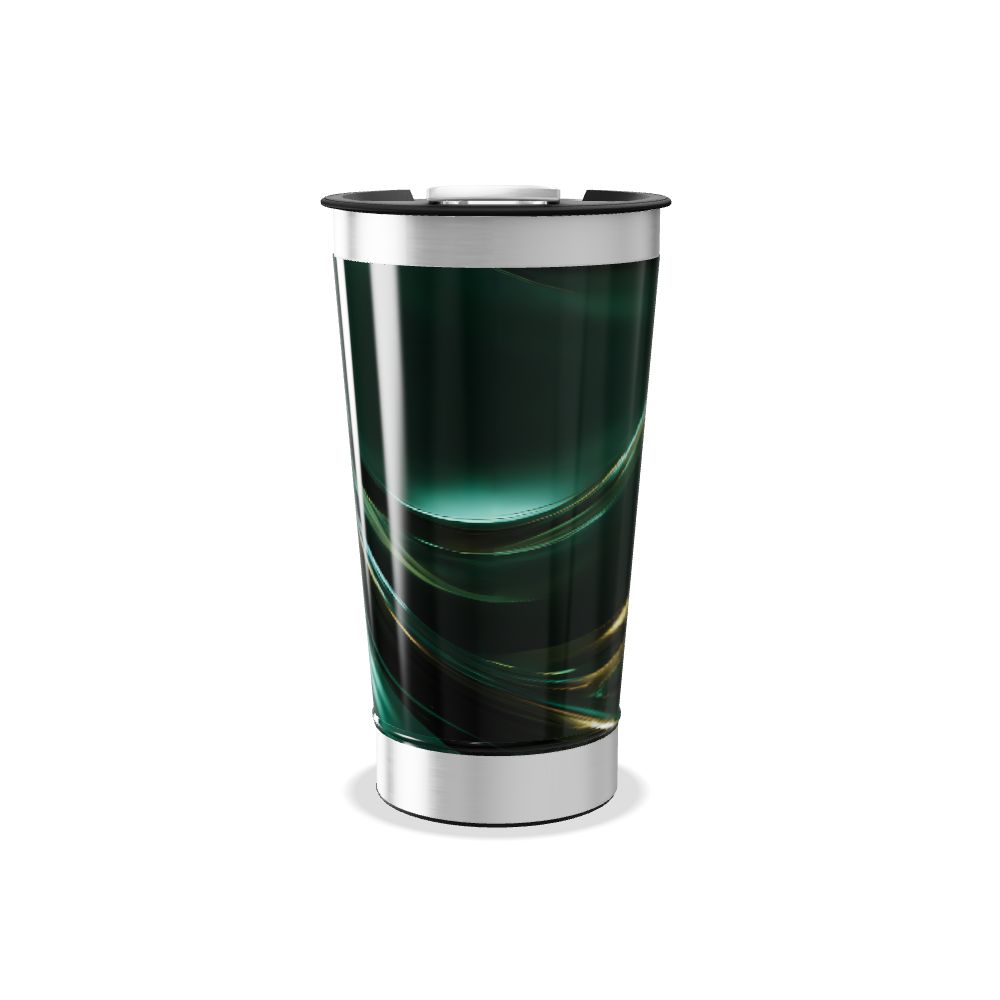 Copo Térmico - Verde Metálico Inox