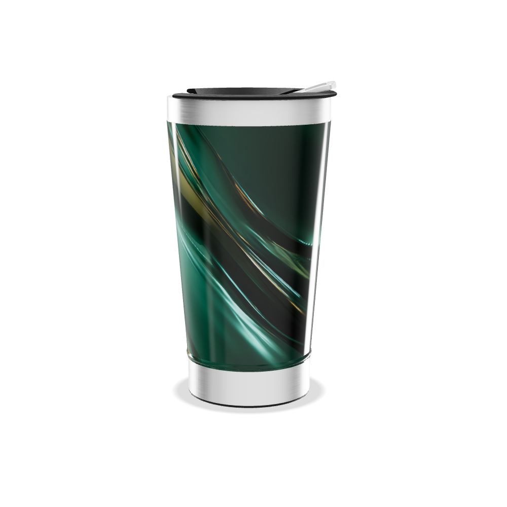 Copo Térmico - Verde Metálico Inox