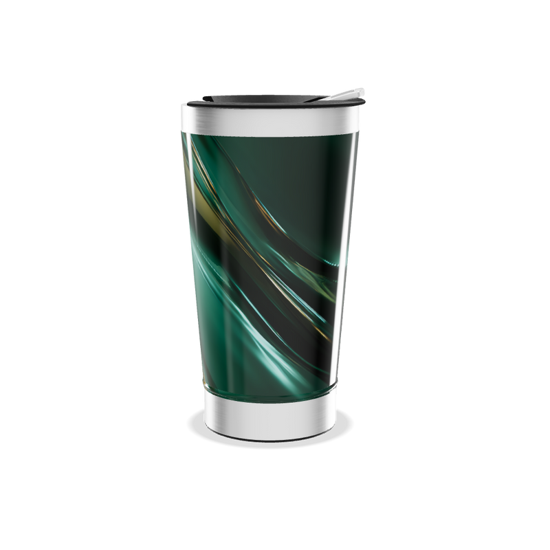 Copo Térmico - Verde Metálico Inox