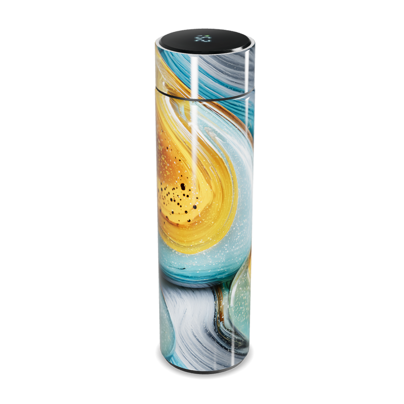 Garrafa Térmica Touch - Estampa Abstrata Colorida