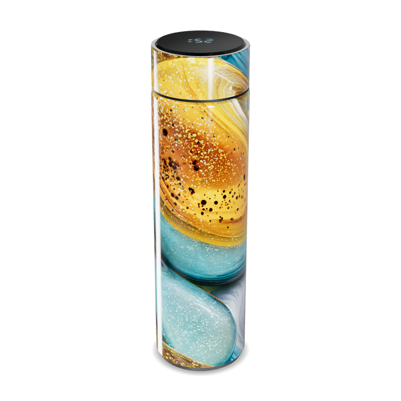 Garrafa Térmica Touch - Estampa Abstrata Colorida