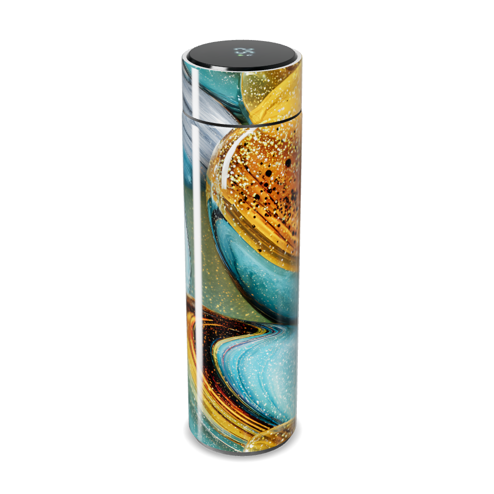 Garrafa Térmica Touch - Estampa Abstrata Colorida