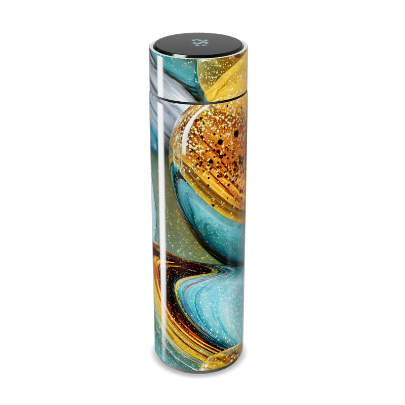 Garrafa Térmica Touch - Estampa Abstrata Colorida