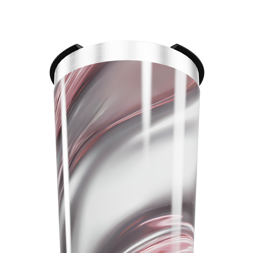 Copo Térmico - Design Marmorizado Rosa