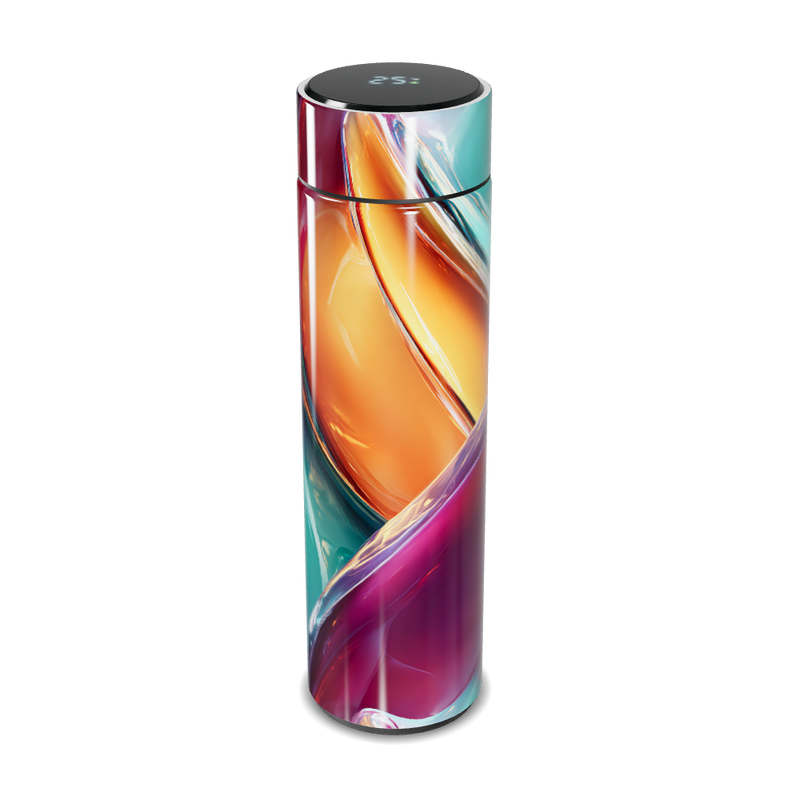 Garrafa Térmica Touch - Colorida com Display Digital