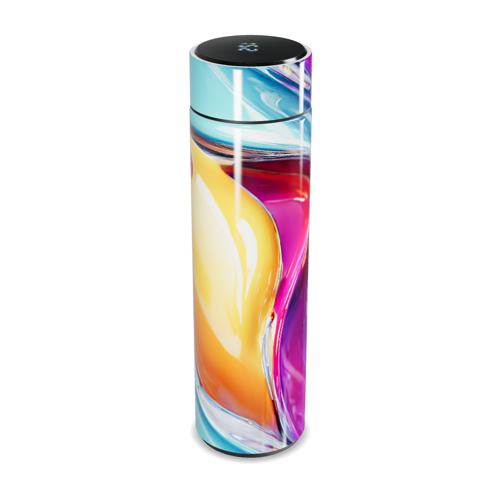 Garrafa Térmica Touch - Colorida com Display Digital