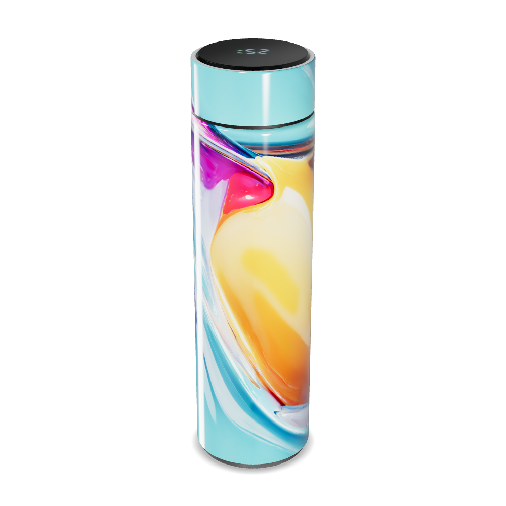 Garrafa Térmica Touch - Colorida com Display Digital