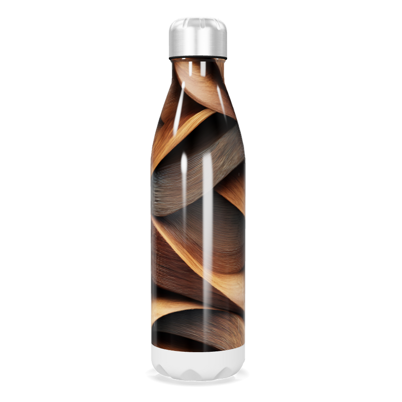 Garrafa Inox - Estampa Madeira