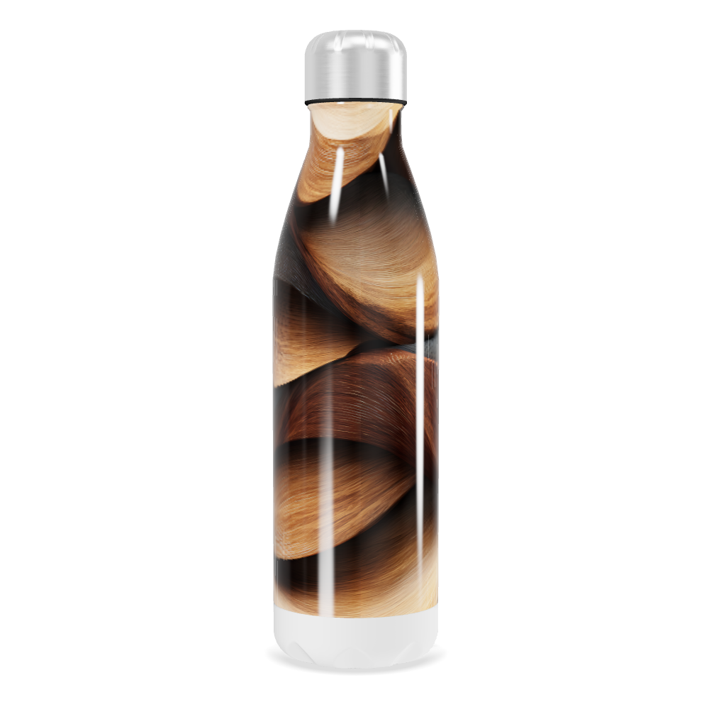 Garrafa Inox - Estampa Madeira