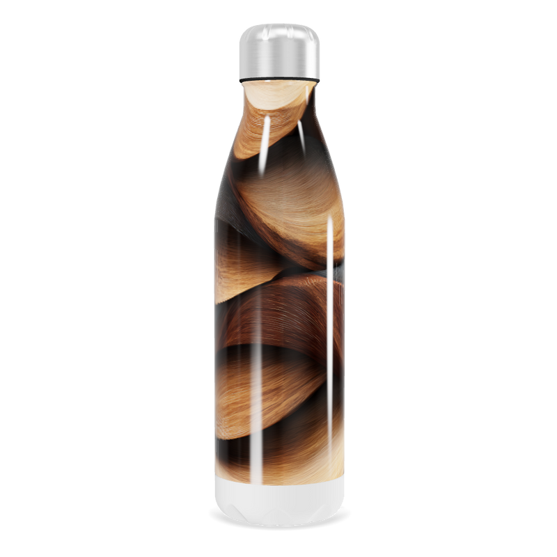 Garrafa Inox - Estampa Madeira