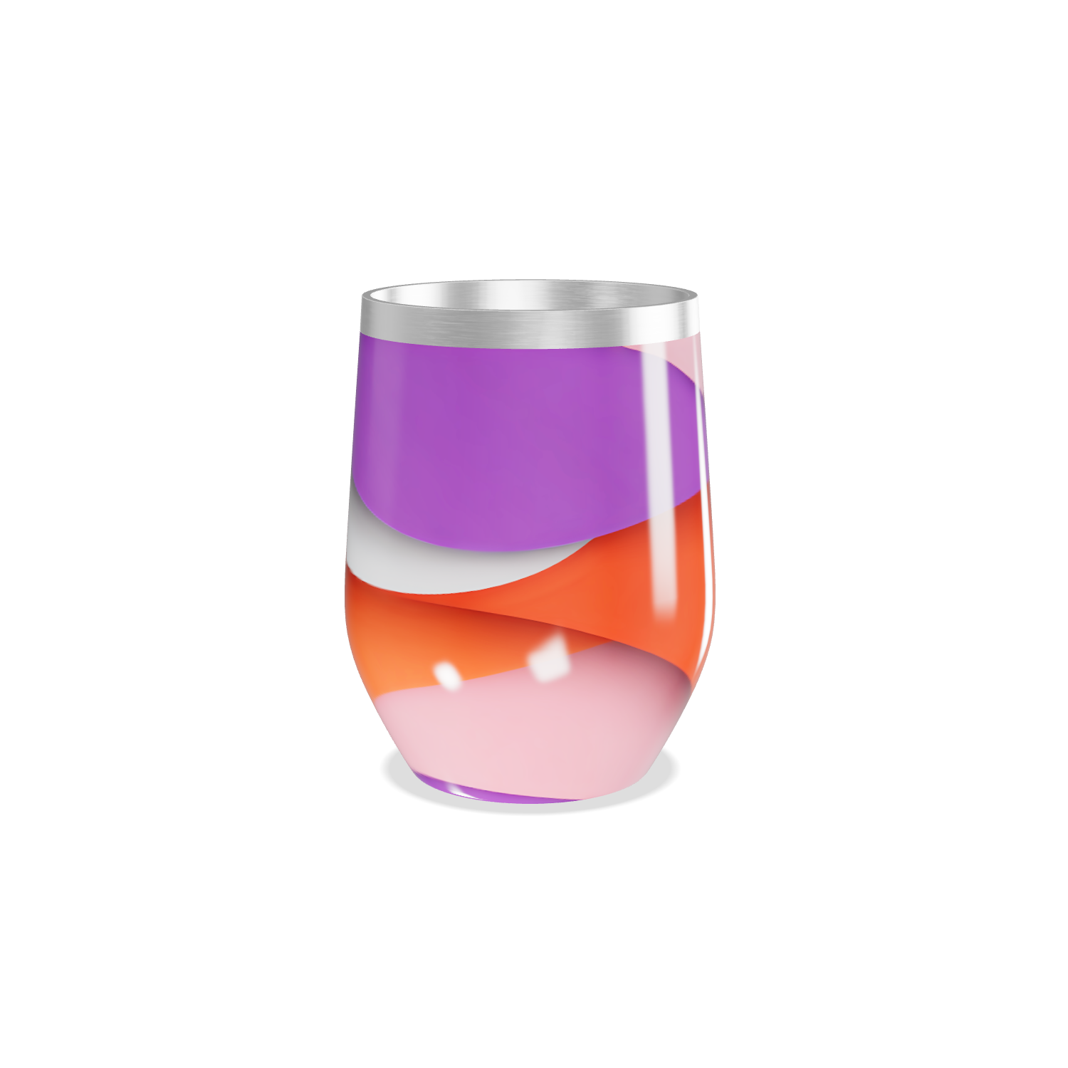 Copo Térmico Slim - Estampado Colorido Inox