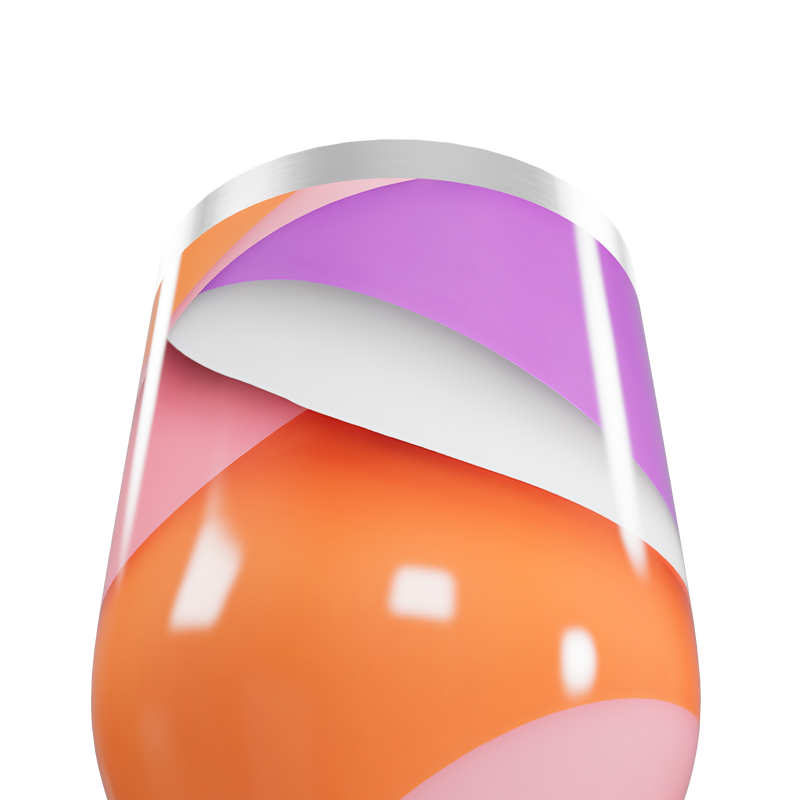 Copo Térmico Slim - Estampado Colorido Inox