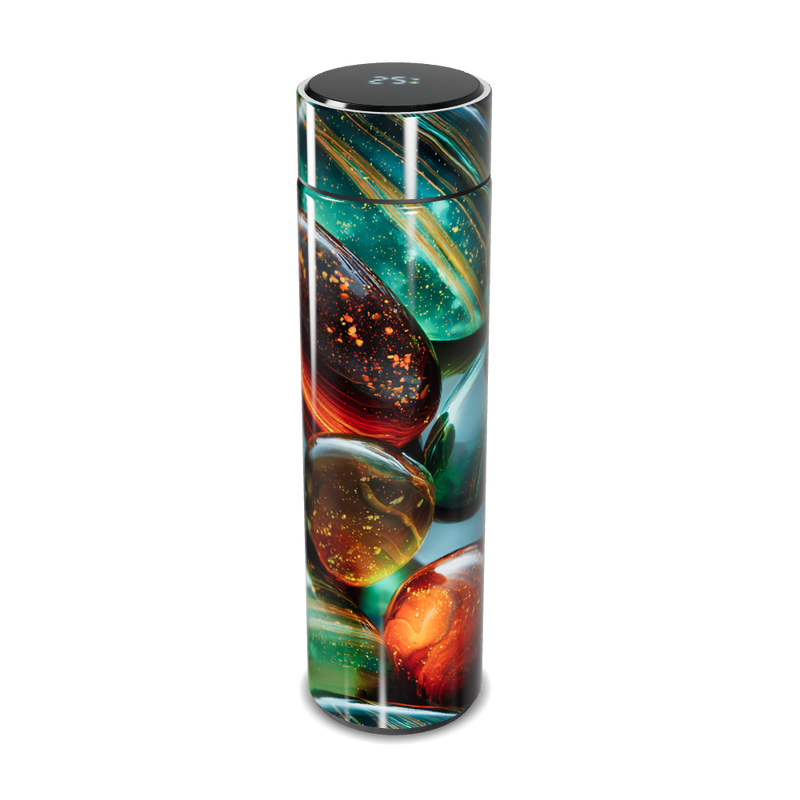 Garrafa Térmica Touch - Estampa Colorida Vidro