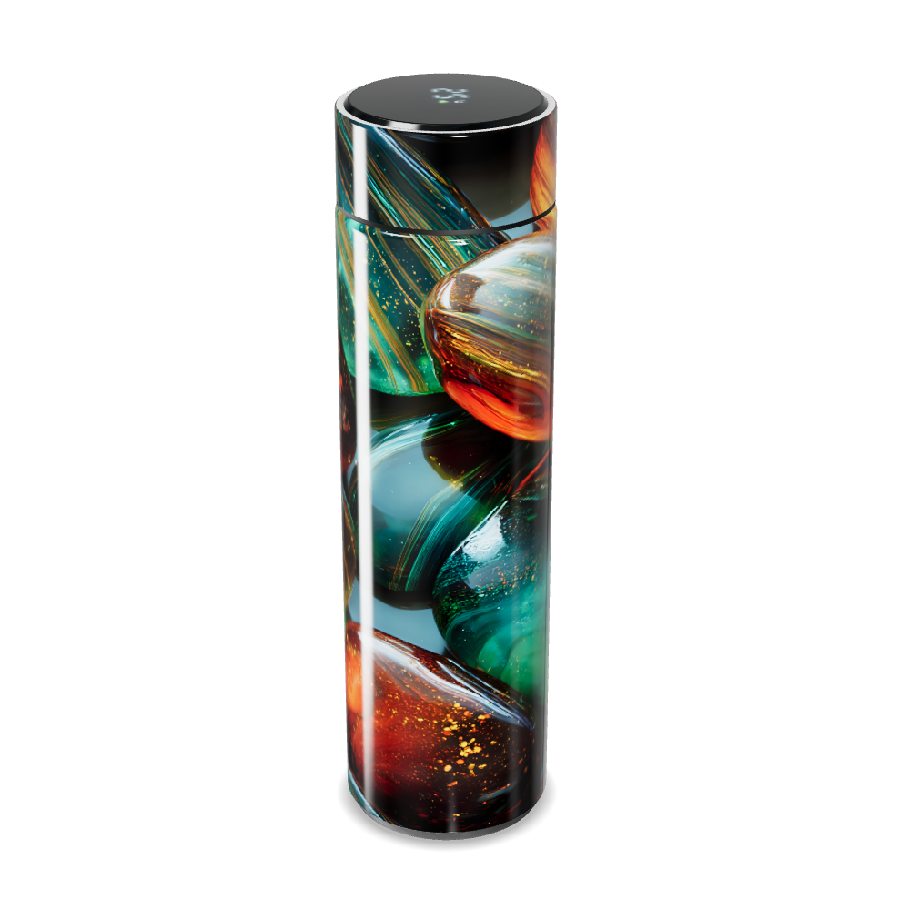 Garrafa Térmica Touch - Estampa Colorida Vidro