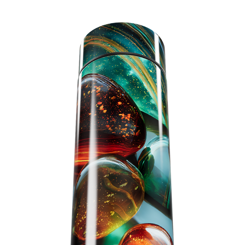 Garrafa Térmica Touch - Estampa Colorida Vidro