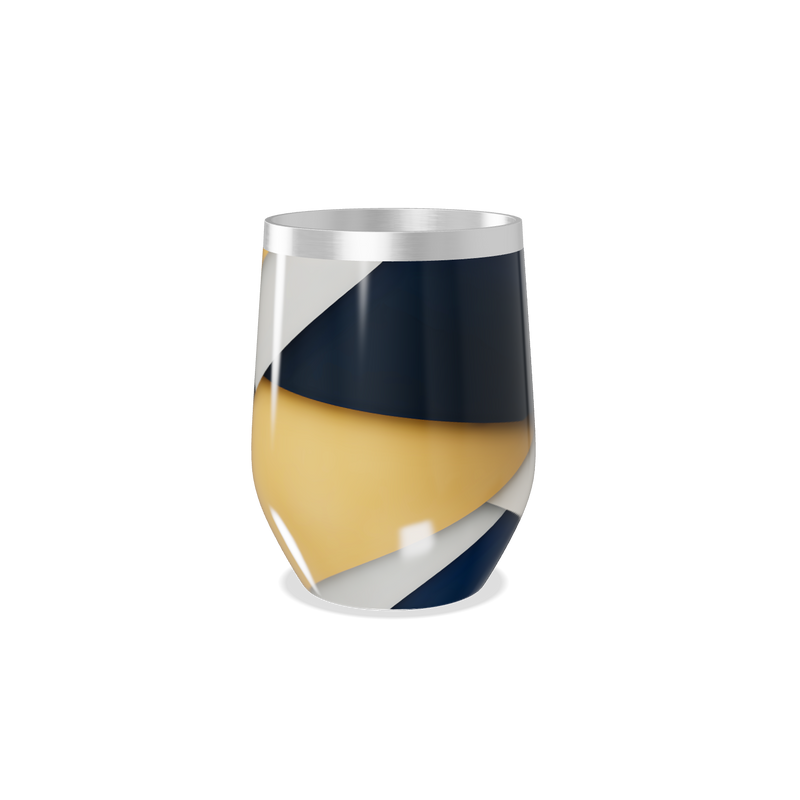 Copo Térmico Slim - Design Geométrico Colorido